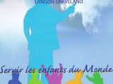 the poster for the event shows a silhouette of a man with a group of children standing in front of him
