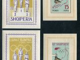 quatre timbres consacrés aux Jeux Olympiques