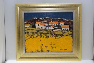 Daniel MATHÉ (1944-2014), Ecole provençale, "Coucher d'Orage…