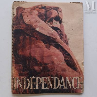 an old book with a picture of a man in a hoodie