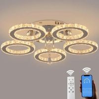 Lot de 10 articles luminaires cristal moderne différentes fo… (photo 5)