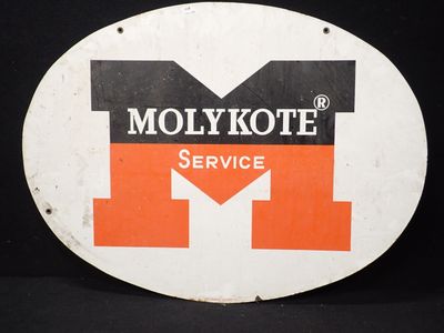un panneau sur lequel est inscrit « Molykote Service »