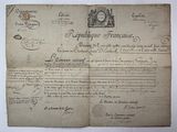 an old document with a picture of a man on it
