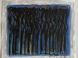 un tableau représentant un groupe de personnes alignées