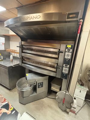 1 four a pizza 2 sols CUPPONE Michelangelo avec hotte integr…