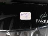 a sticker on the back of a pair of shoes