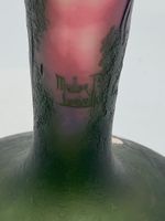 MULLER Frères à LUNEVILLE. Pied de lampe en verre multicouch… (photo 3)