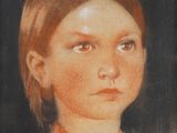 une image représentant un tableau d'une jeune fille aux cheveux roux