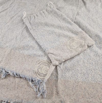 an image of a blanket with a smiley face on it