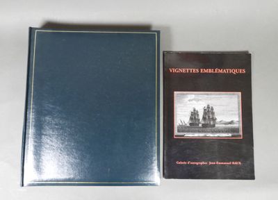 two books sitting on a table next to each other on a white surface