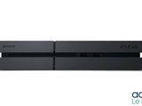 La console PlayStation 4 de Sony est représentée avec son capot ouvert.