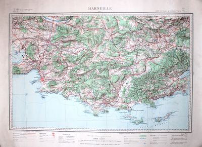 une vieille carte de la Turquie indiquant les routes et les principales villes
