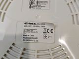 an image of a close up of a microwave with a label on it