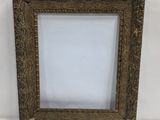 an old wooden picture frame with a white background