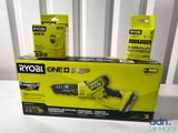 two boxes of ryobi oner cord nail guns on a table