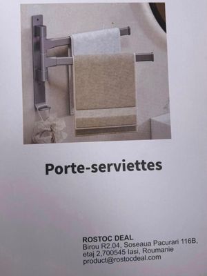 une photo d'une photo d'une photo d'un porte-serviettes