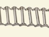 an image of a row of screws on a white background