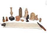 a lot of items that are sitting on a white surface
