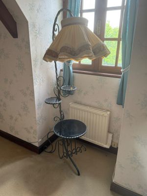 Lampadaire fer forgé