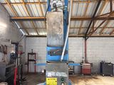 a machine that is sitting inside of a building