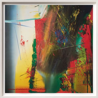 Lithographie 117 x 117 cm Gerhard Richter Affiche d'expositi…