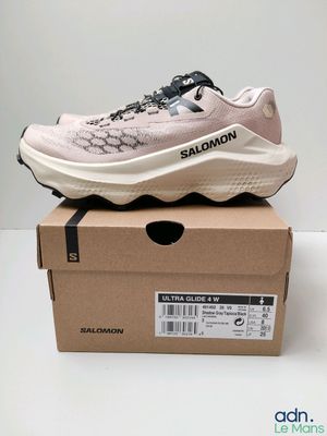 salladon women ' s running shoes in pink and white