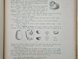 an open book with a picture of various objects on it