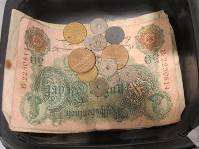 Lot Billets + Monnaie Vrac .