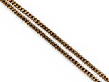 a pair of gold chains on a white background