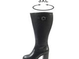 the size of a pair of boots is shown with the height of the heel