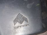 a black box with a logo on it sitting on a table
