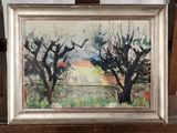 une image d'une image d'une peinture sur un chevalet