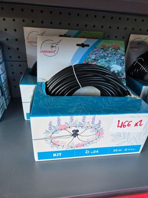 a box of wires on a shelf in a store