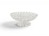 an image of a clear glass bowl on a white background