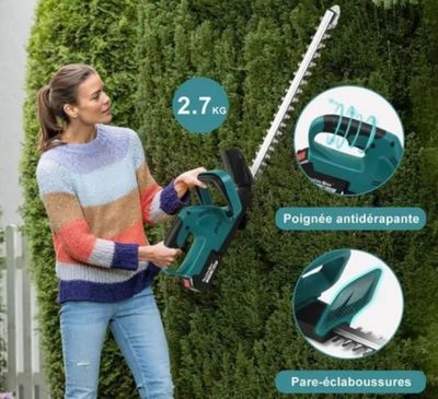 Taille-Haie sans Fil SK5 21V Moteur brushless Lame 53 cm Cou…