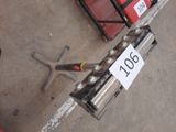 a sign on the ground that says 208