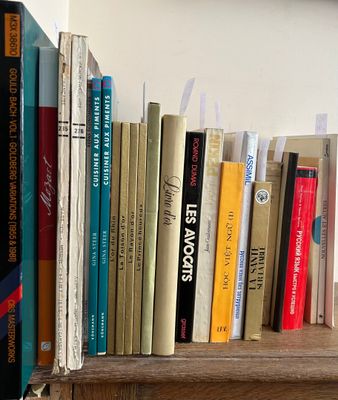 de nombreux livres posés sur une étagère en bois