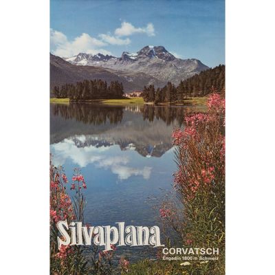 Silvaplana Poster photographique offset [non toilé]