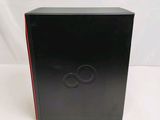 the box is black and red with a logo on it