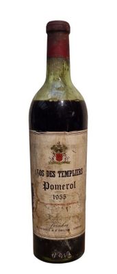 bottle of red wine sitting on a white surface with a white background