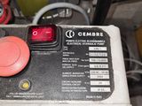 a close up of a control panel with a red button