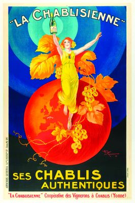 an old poster advertising a wine tasting event in france