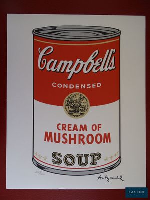 campbell ' s condensed cream of mushroom soup print