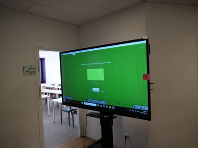 an image of a flat screen tv in a room