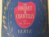 the cover of the book les fouquets de chanttillly by jean verve