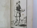 an old book with a picture of a man holding a tennis racquet
