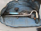 a bike in a bag with a handlebar in it