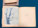 an open book with a picture of a tree on it and a book with a picture of a tree on it