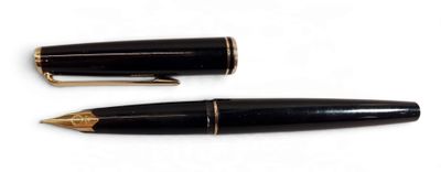deux stylos à plume noirs et dorés posés l'un à côté de l'autre