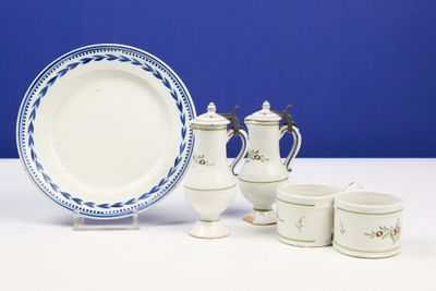LOT comprenant CHINE 3 assiettes en porcelaine à décor polyc…